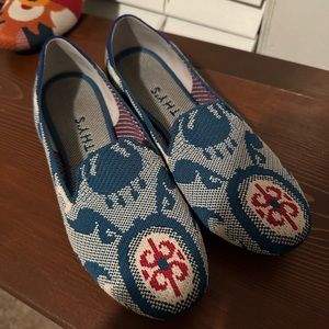 Rothys teal Moroccan